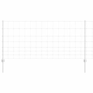 vidaXL Lauko laukinė tvora su stulpais 50 x 1 m Galvanizuotas plienas