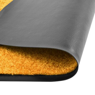 vidaXL Durų kilimėlis, oranžinės spalvos, 40x60cm, plaunamas