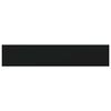 vidaXL Knygų lentynos plok&scaron;tės, 4vnt., juodos, 100x20x1,5cm, MDP