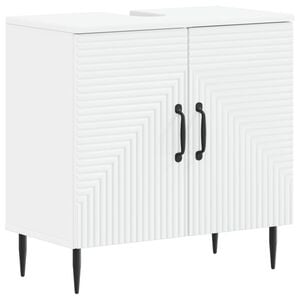 vidaXL Vonios kriauklės spinta HAARLEM Balta 59,5 x 31,5 x 59 cm