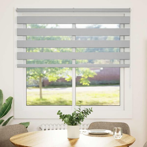 vidaXL zebrinės žaliuzės 145x150 cm audinio plotis 140,9cm poliesteris