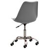 vidaXL Valgomojo kėdės, 6vnt., pilkos, dirbtinė oda