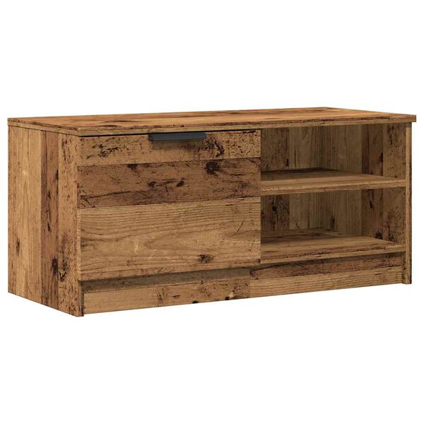 vidaXL televizoriaus spintelė Old Wood 80x35x36,5 cm Engineered Wood