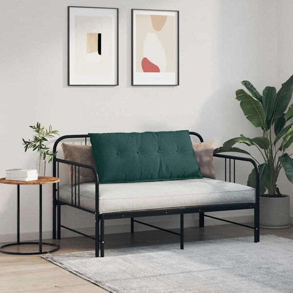 vidaXL Apsaugos Pagalvė Tamsiai žalia 100 x 19 x 50 cm audinys