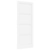 vidaXL Vidaus durys 83 x 211 cm fanera Balta