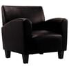 vidaXL Sofa-kėdė, tamsiai ruda, dirbtinė oda