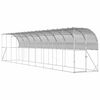 vidaXL Vi&scaron;tų narvas prie sienos Sidabrinė 600 x 150 x 215 cm