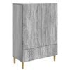 vidaXL Kabalas Pilka Sonoma 66 x 34,5 x 95 cm Apdirbta mediena