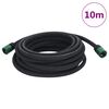 vidaXL La&scaron;elinio sodo laistymo žarna, juodos spalvos, 0,6", 10m, guma