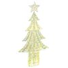 vidaXL Kalėdų eglutė 240 LED &Scaron;ilta balta 181 cm PET