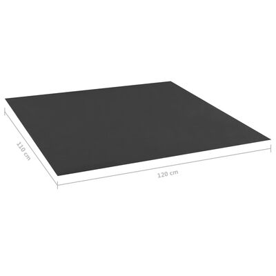 vidaXL Smėlio dėžės paklotas, juodos spalvos, 120x110cm