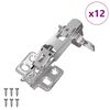 vidaXL Vyrius 12 vnt. Nikelio 139 x 64,1 x 10 mm Geležis