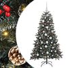 vidaXL Dirbtinė Kalėdų eglutė Žalia 150 cm PVC, plastikas ir plienas