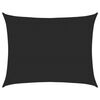 vidaXL Burė nuo saulės, juodos spalvos, 6x8m, HDPE