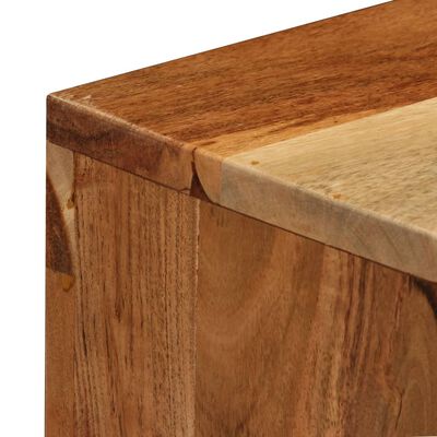 vidaXL Komoda, masyvi akacijos medienos, 60x35x76cm, ruda