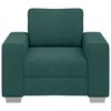 vidaXL Sofa Tamsiai žalia 100 x 80 x 82 cm audinys