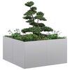 vidaXL Lovelis, 80x80x40cm, galvanizuotas plienas