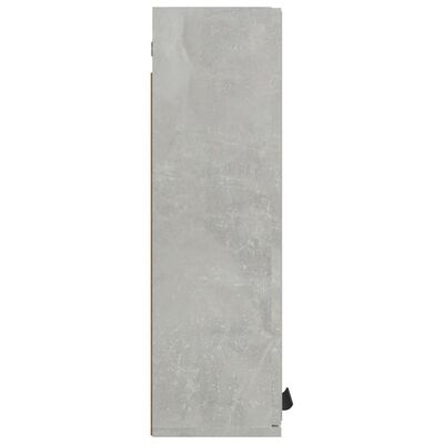 vidaXL Veidrodinė vonios spintelė, betono pilkos spalvos, 64x20x67cm