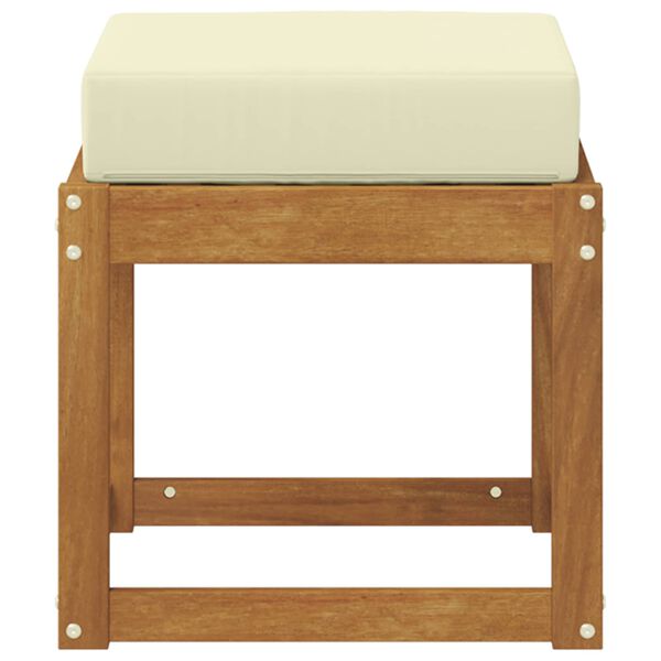 vidaXL Lauko sėdynė suolelis Kietos akacijos mediena Natūrali