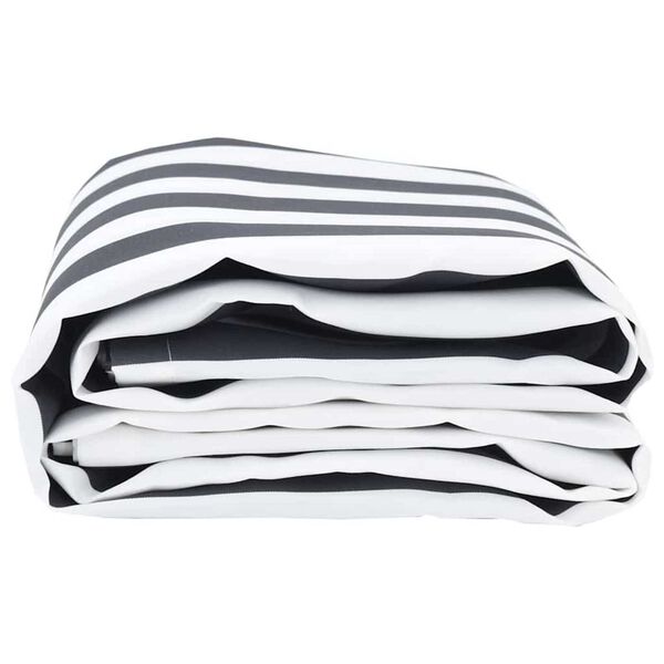 vidaXL Kupolo keitimas Antracito ir baltos 1000 x 160 cm