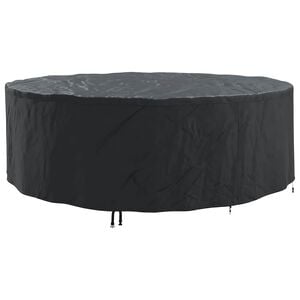 vidaXL Baldų uždangalas 279 x 279 x 71 cm 420D Oksfordo audinys Apvali