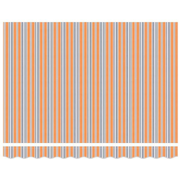 vidaXL I&scaron;traukiama markizė Įvairiaspalvis 250 x 200 cm audinys