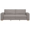 vidaXL Trivietė sofa, pilkai ruda, 180 cm, audinys