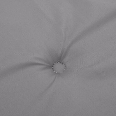 vidaXL Sodo suoliuko pagalvėlė, pilkos spalvos, 100x50x3cm, audinys