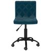 vidaXL Pasukamos valgomojo kėdės, 2vnt., mėlynos spalvos, aksomas