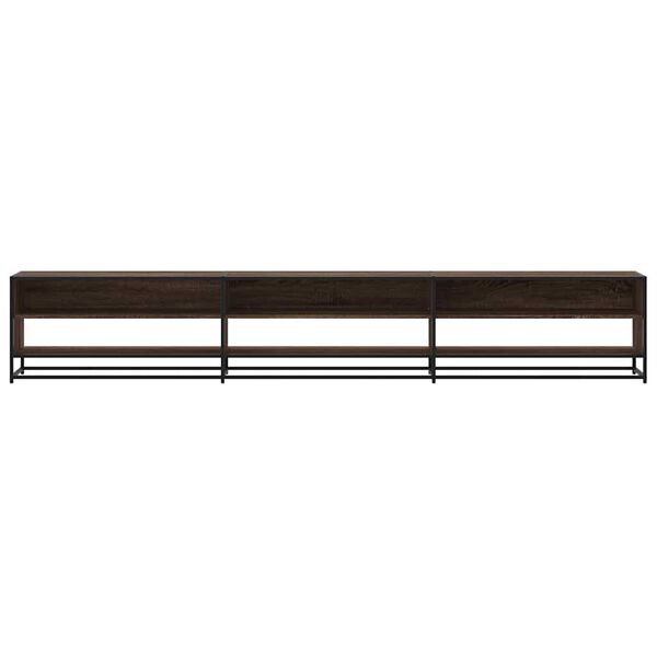 vidaXL Televizoriaus spintelė, ruda ąžuolo, 270x40x46cm, mediena