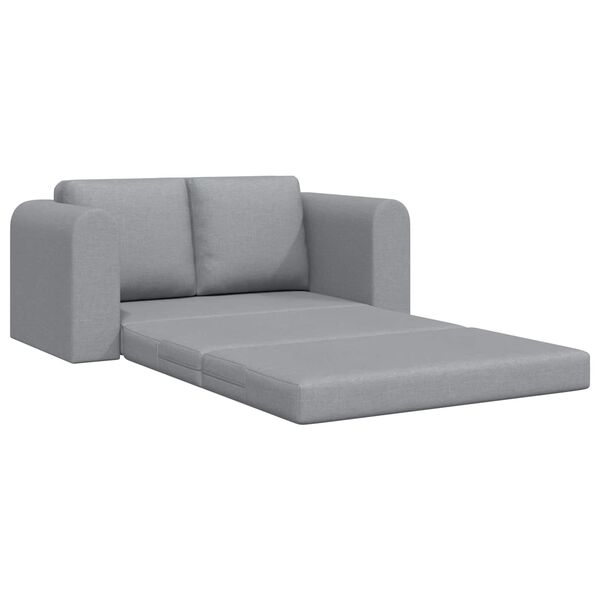 vidaXL Sofa lova 60cm &Scaron;viesiai pilka audinys