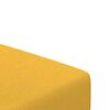vidaXL Dvivietė sofa-lova, geltonos spalvos, aksomas