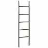 vidaXL Antklodžių Lenta Juoda 50 x 190 cm Bambukas