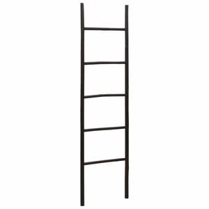 vidaXL Antklodžių Lenta Juoda 50 x 190 cm Bambukas