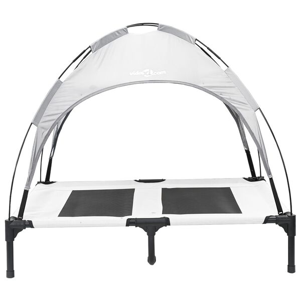 vidaXL Šuo Lova Sidabrinė Pilka 92 x 77 x 82,5 cm Plienas