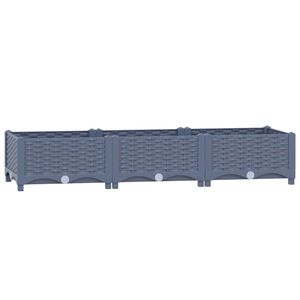 vidaXL Auk&scaron;tas lovelis, 120x40x23cm, polipropilenas