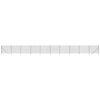 vidaXL Vielinė tinklinė tvora, antracito, 1,4x25m, plienas