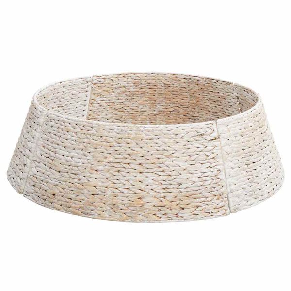 vidaXL Kalėdų Medžio Apykaklė Balta 90 x 90 x 28 cm Vandens hiacintas