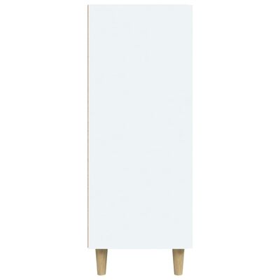 vidaXL Šoninė spintelė, baltos spalvos, 69,5x34x90cm, apdirbta mediena