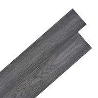 vidaXL Grindų plokštės, juodos ir baltos spalvos, PVC, 2,51m², 2mm