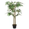 vidaXL Dirbtinis bambukas, žalios spalvos, 80cm, 380 lapai