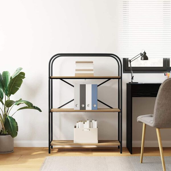 vidaXL Knygų lentyna Amatininkų ąžuolas 80 x 30 x 109 cm