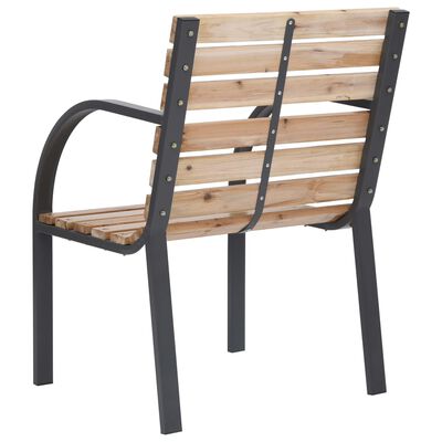 vidaXL Sodo kėdės, 2vnt., eglės medienos masyvas