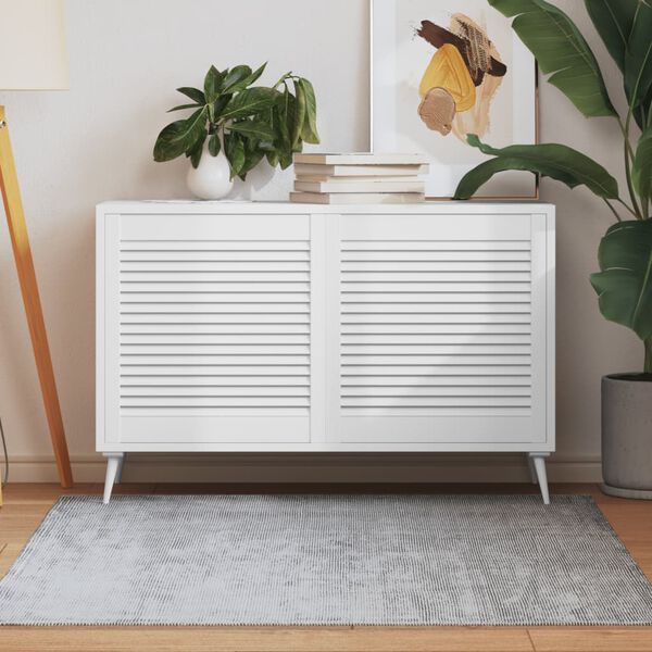 vidaXL Spintelės durelės, 2vnt., baltos, 61,5x59,4cm, pušis