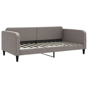 vidaXL Sofa, taupe spalvos, 100x200cm, audinys
