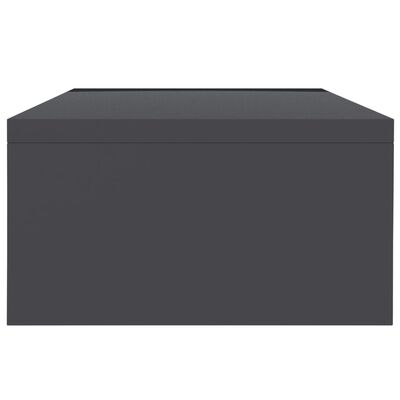 vidaXL Monitoriaus stovas, pilkos spalvos, 42x24x13 cm, MDP