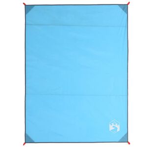 vidaXL I&scaron;kylų paklotas su kuoliukais, mėlynos spalvos, 205x155cm
