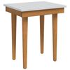 vidaxl Toledo stalo kėdė FAUSKE Balta 40 x 33 x 45 cm