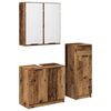 vidaXL Vonios baldų rinkinys 3 vnt. Senas medis 64,5 x 33,5 x 59 cm