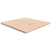 vidaXL Stalvir&scaron;is, 80x80x2,5cm, neapdorotas ąžuolo medienos masyvas